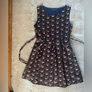 Cute cat print dress !
